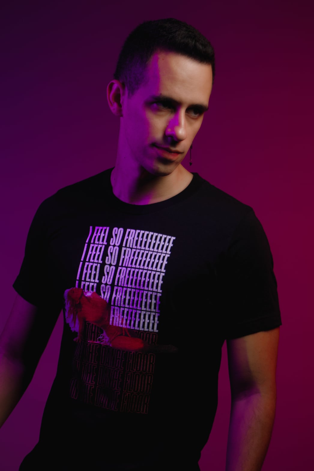Late Night Gallery Camiseta Negra 1