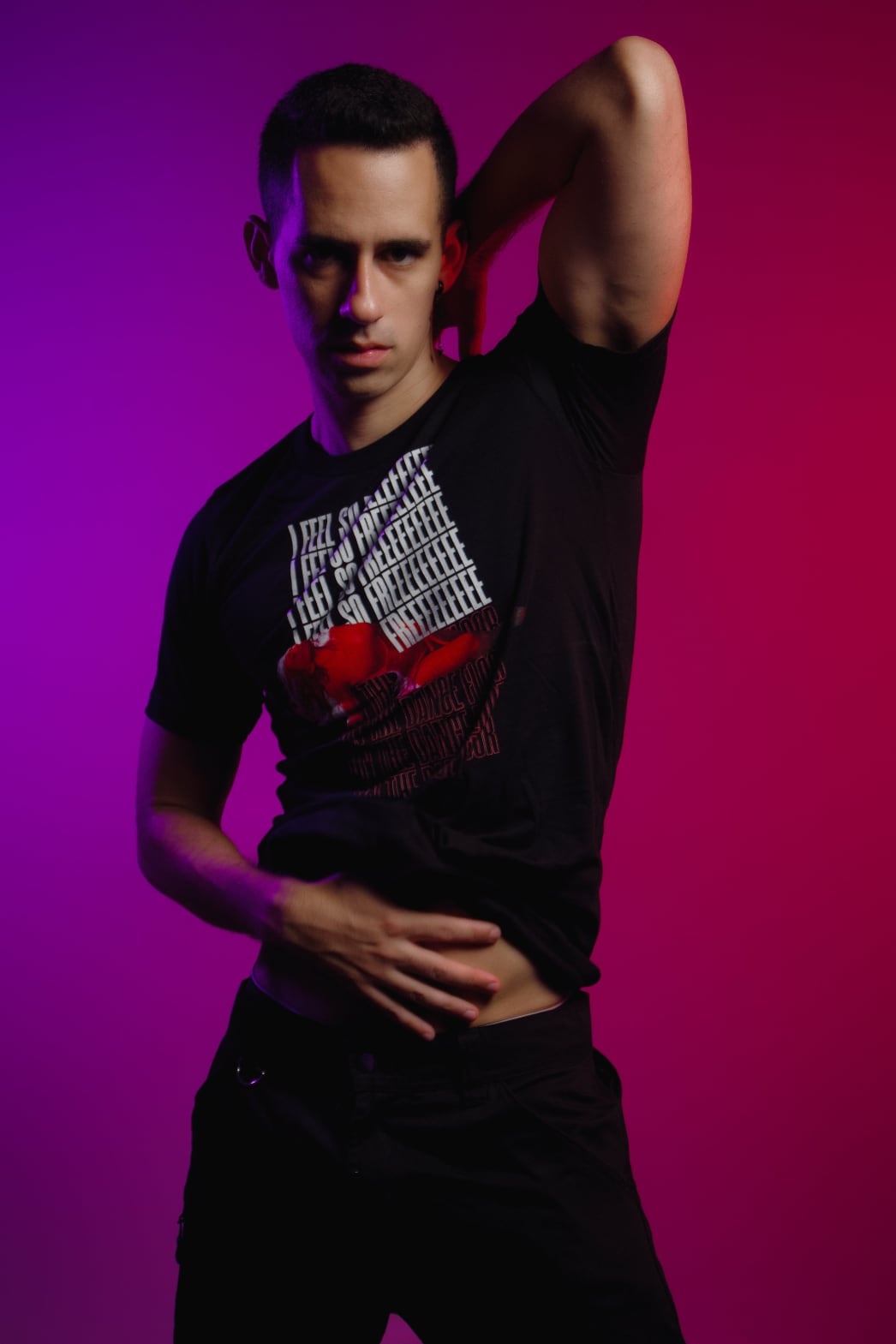 Late Night Gallery Camiseta Negra 4